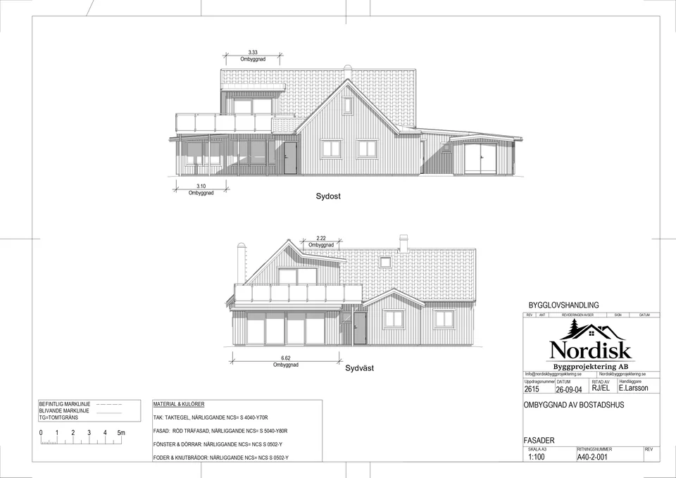 Ombyggnad av bostadshus från företagets projektgalleri